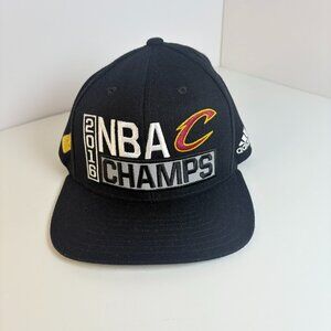 Adidas Cleveland Cavaliers NBA Finals Champs Snapback Hat Black 2016 Trophy